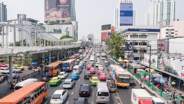 Editorial-Use-Traffic-Jam-Bangkok